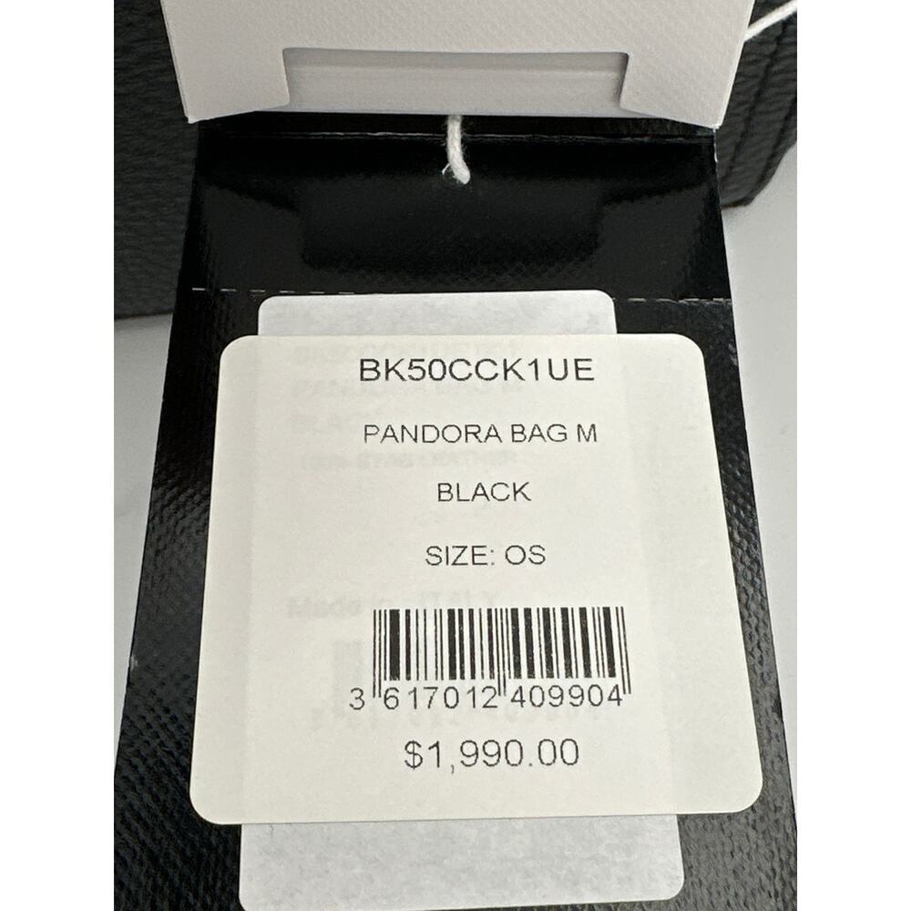 Givenchy Black Leather Pebble Textured Large Pandora Travel Bag - Picture 4 of 9